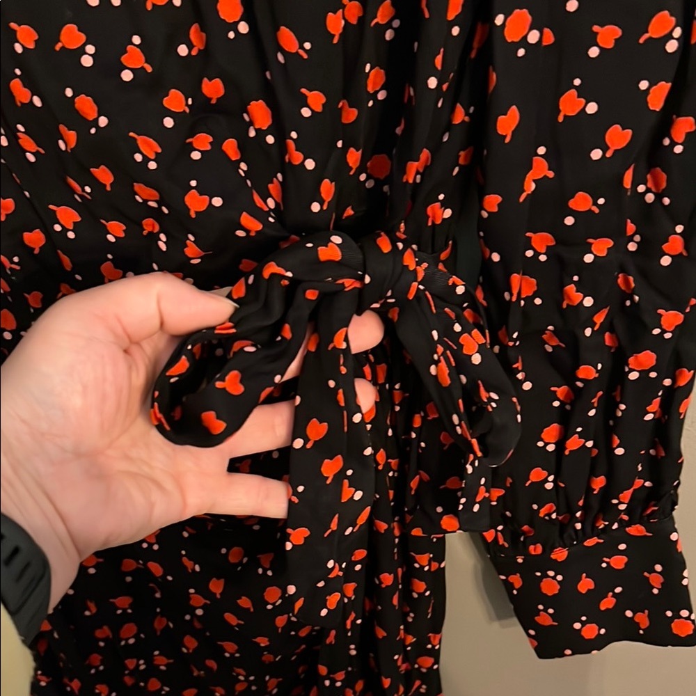 Boden Floral Black Dress NWT - Picture 4 of 5